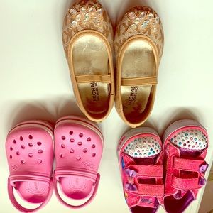 Toddler girl shoes lot size 6